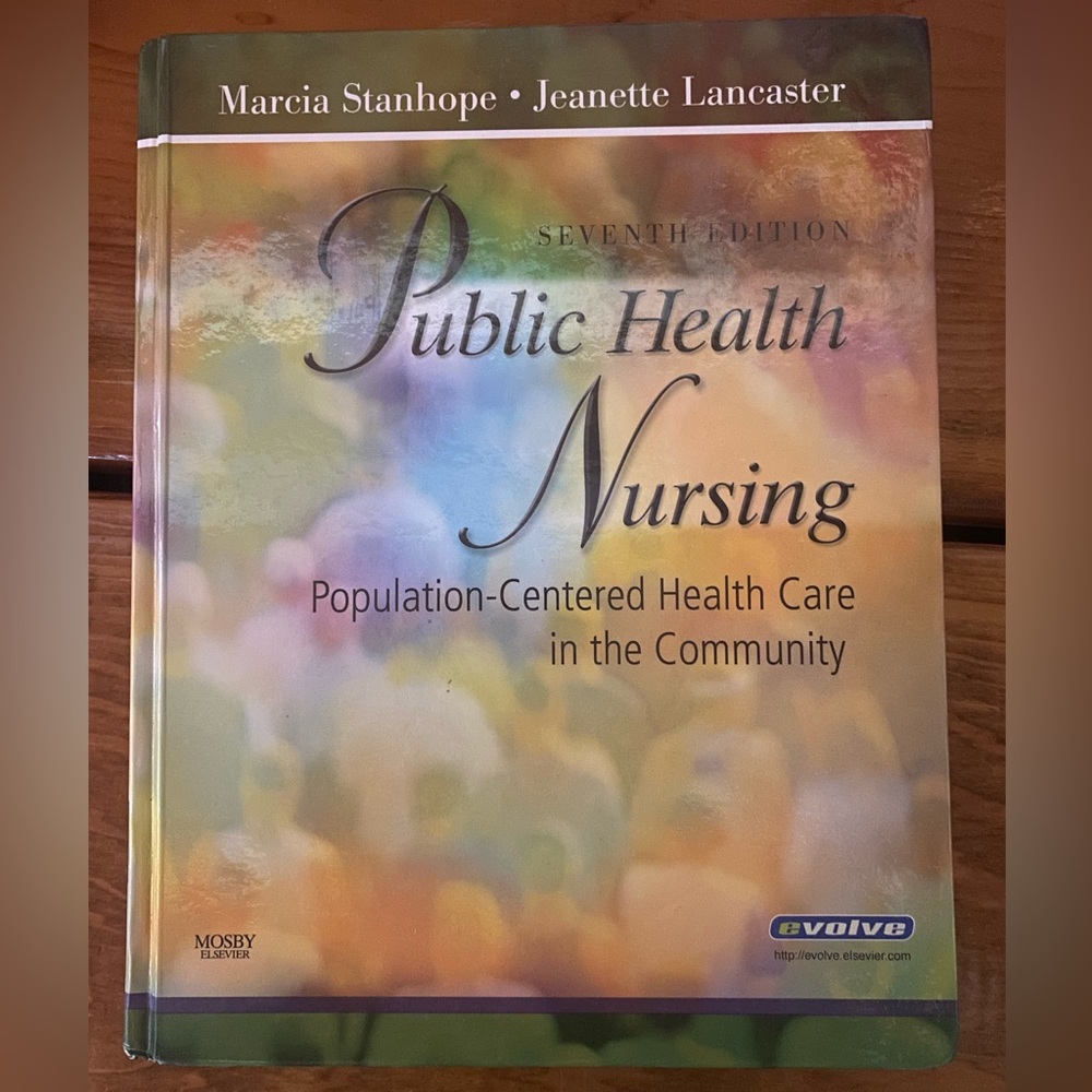 Public Health Nursing Book - Multicolor